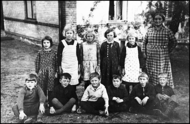 Skolklass i Olseröd 1934